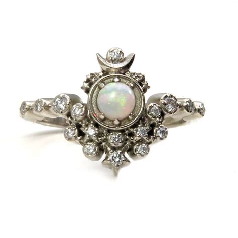 Stellar witchcraft engagement rings